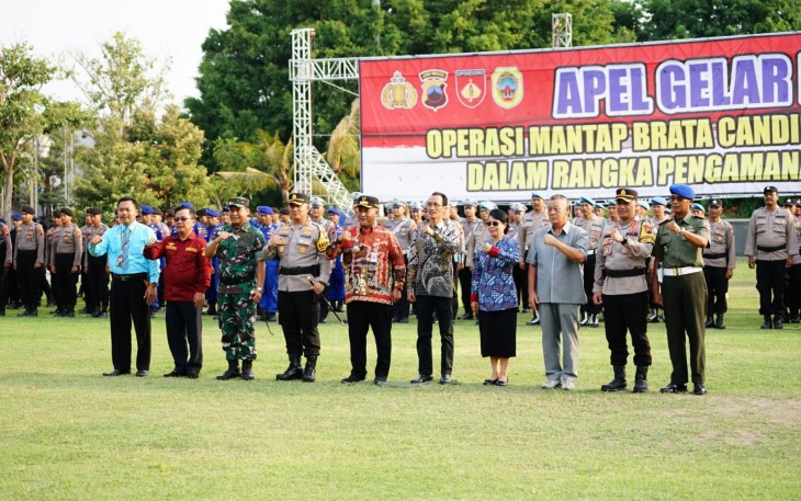 Apel Gelar Pasukan Operasi Mantap Brata Candi diwilayah Pati 
