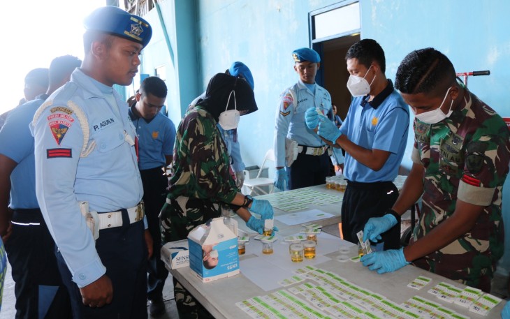 Pomau Lanud Raden Sadjad Natuna Gelar Pekan Disiplin Penegakan dan Ketertiban 