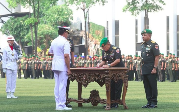 Sertijab Kasad di Mabesad Jakarta, Jum'at (27/10)