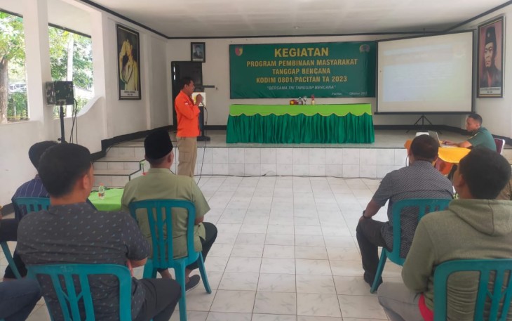 Sosialisasi Mitigasi Kodim Pacitan, Jum'at (27/10)