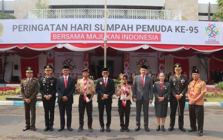 Upacara Peringatan Hari Sumpah Pemuda ke-95 tahun 2023 Kabupaten Tulungagung 