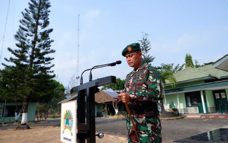 Dandim 0801/Pacitan Letkol Inf Roliyanto 