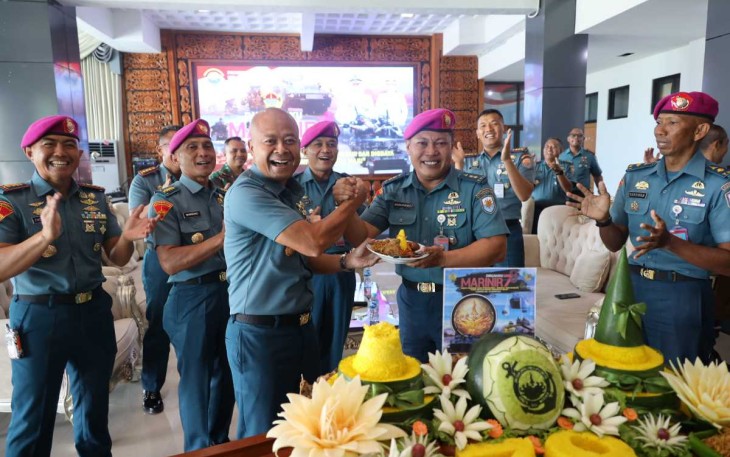 HUT Ke-78 Marinir TNI AL di Koarmada III Sorong, Rabu (15/11)
