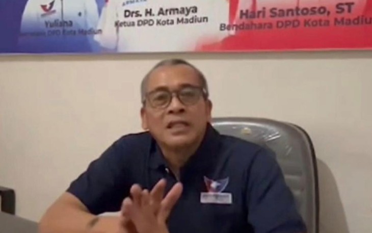 Ketua DPD Perindo Madiun Kota H Armaya