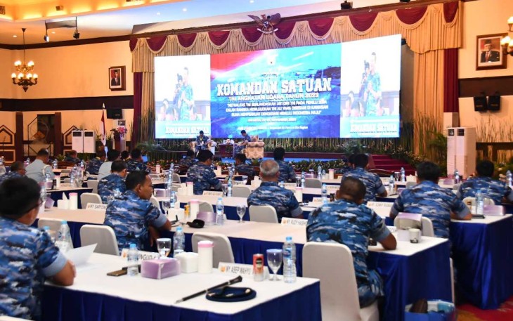 Apel Dansat TNI AU 2023 di Gedung Puri Ardhya Garini, Halim Perdanakusuma Jakarta, Kamis (23/11)