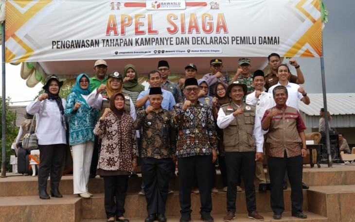 Apel siaga pemilu 2024 Kota Cilegon, Jum'at (24/11)