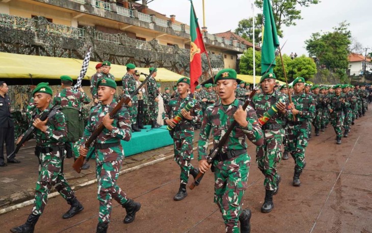 Peleton Beranting Yudha Wastu Pramuka Jaya Kodam Udayana, Sabtu (16/12)