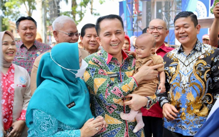 Launching Program Pencegahan Stunting di Kota Pagar Alam Pj Gubernur Agus Fatoni Targetkan Sumsel Zero Stunting 