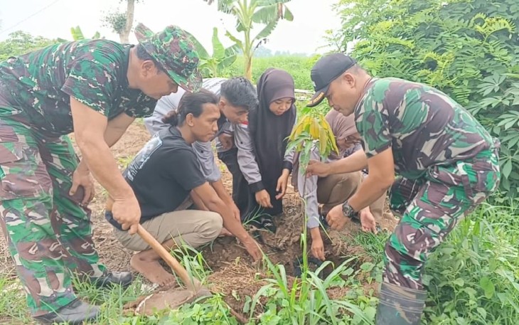 Penghijauan di wilayah desa binaan 