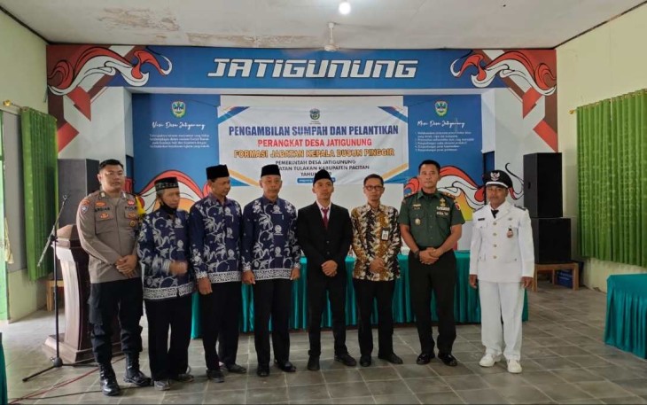 Pelantikan Kepala Dusun Wilayah Binaan