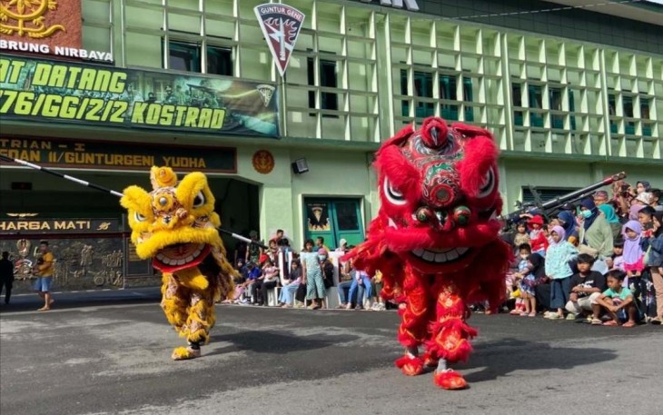 Barongsai Naga Guntur Geni Kostrad 