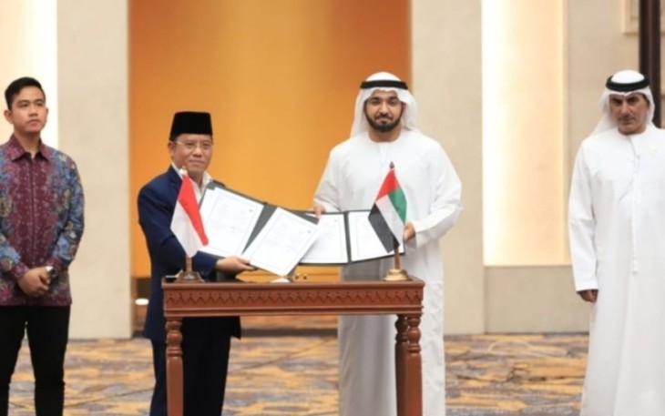 Penandatanganan MoU pengelolaan bersama Masjid Syekh Zayed Solo