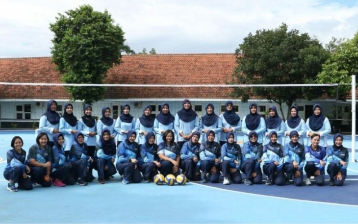 Olahraga Voli bersama 