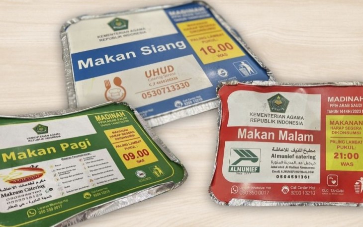 Kemasan makanan jamaah haji