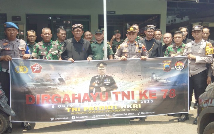 Kunjungan Camat dan Polsek Pati di Koramil 0718-01/Pati