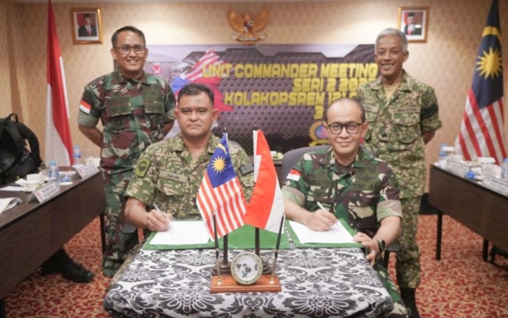Penandatanganan hasil Unit Meeting Commander