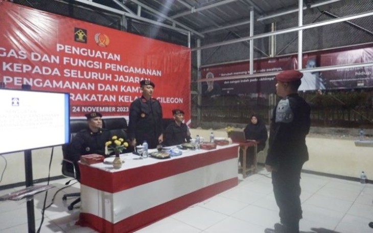 Penguatan Tugas dan Langkah Preventif Cegah Gangguan Keamanan di Lapas Cilegon, Jum'at (24/11)