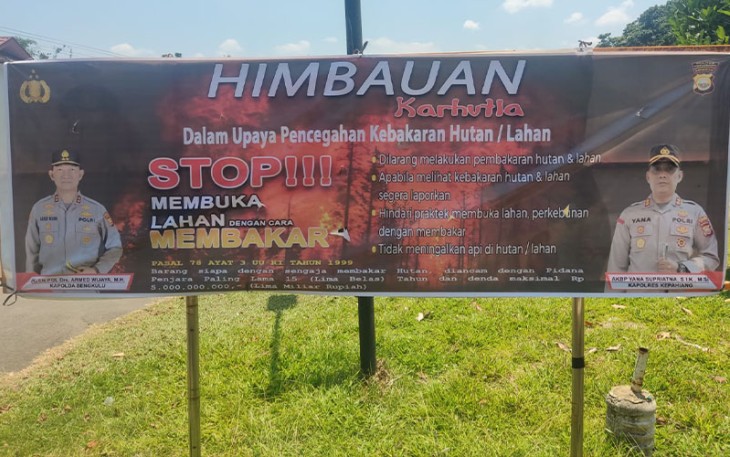 Imbauan Cegah Karhutla