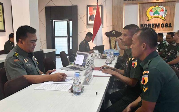 Current Audit Inspektorat Kodam V/Brawijaya