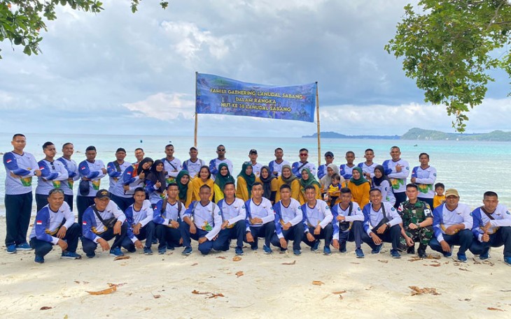 Lanudal Sabang saat Gelar Family Gathering Peringati HUT ke-38