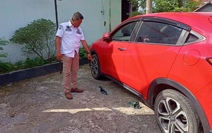 Mobil Honda HR-V bernopol AD 9195 GS milik korban. Foto : Istimewa