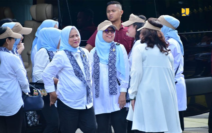 Kartika Basuki saat Dampingi Iriana Jokowi Edukasi Perilaku Hidup Sehat