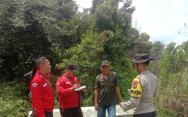 Polres Bintan saat Laksanakan Patroli Terpadu Pengendalian Karhutla di Bintan