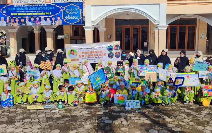 Santri TK Tahfidz Depok Gelar Pawai