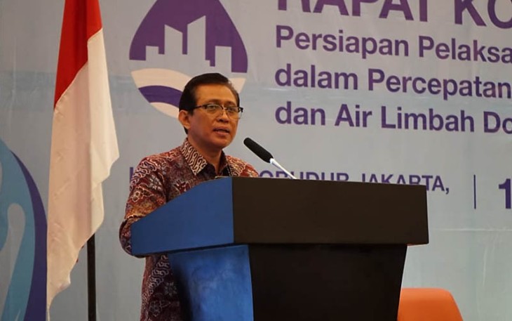 Dirjen Bina Pembangunan Daerah, Restuardy Daud  saat rapat koordinasi persiapan pelaksanaan Inpres dalam Percepatan Penyediaan Air Minum Perkotaan dan Layanan Air Limbah Domestik Melalui Penguatan Peran Provinsi, di Jakarta, dalam rilis yang diterima redaksi, Minggu (19/11).