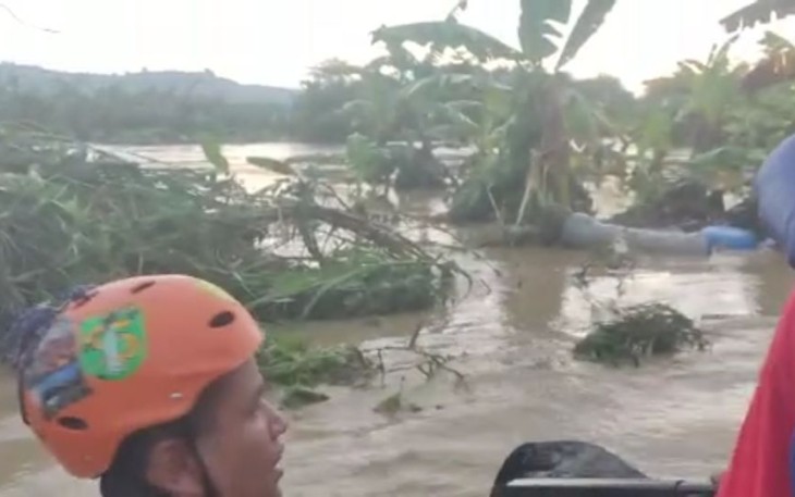 Lokasi tanggul jebol rendam perumahan Dinar Indah 