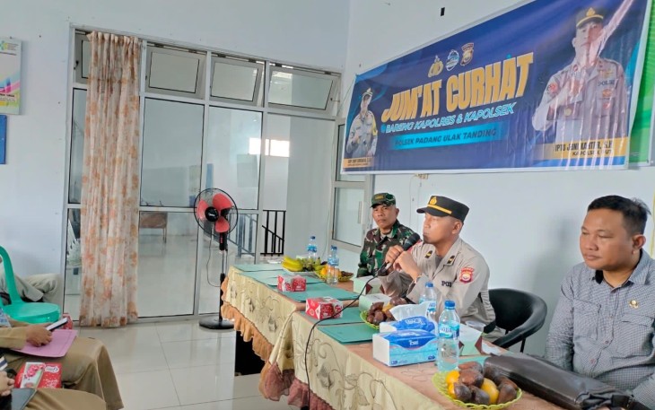 Polsek Padang Ulak Tanding Jumat Curhat di BIUD 