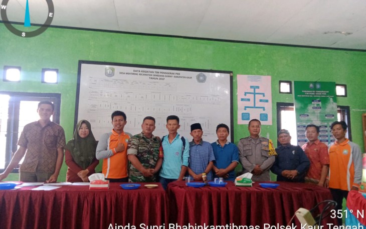 Bhabinkamtibmas Hadiri Verifikasi Penetapan KPM BLT-DDT 2023 Desa Mentiring