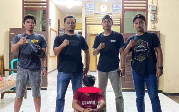 Terduga pelaku diamankan polisi