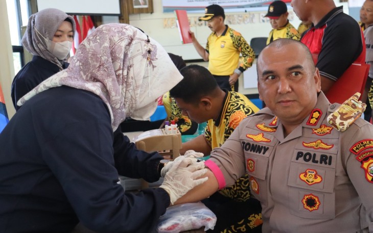 Polres Rejang Lebong Lakukan Rikkes Berkala Tahap 1 