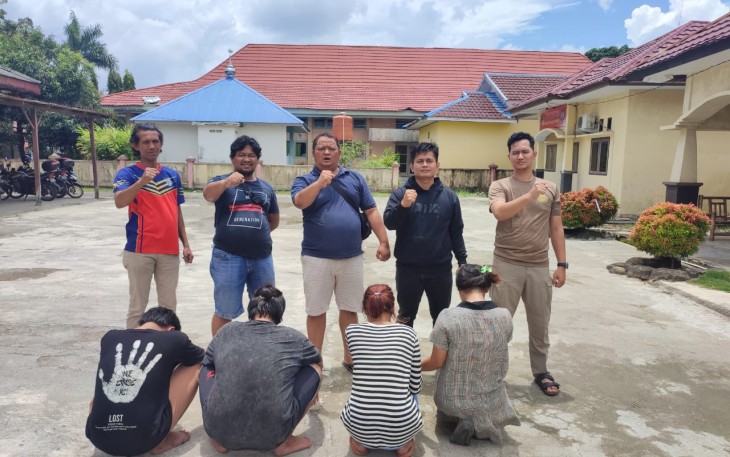 Empat pelaku diamankan