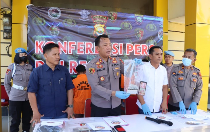 Polres Lebong gelar press release