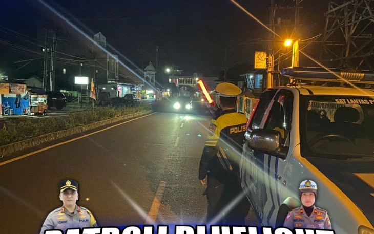 Patroli Blue Light, Imbau Masyarakat Patuhi Peraturan Lalu Lintas 