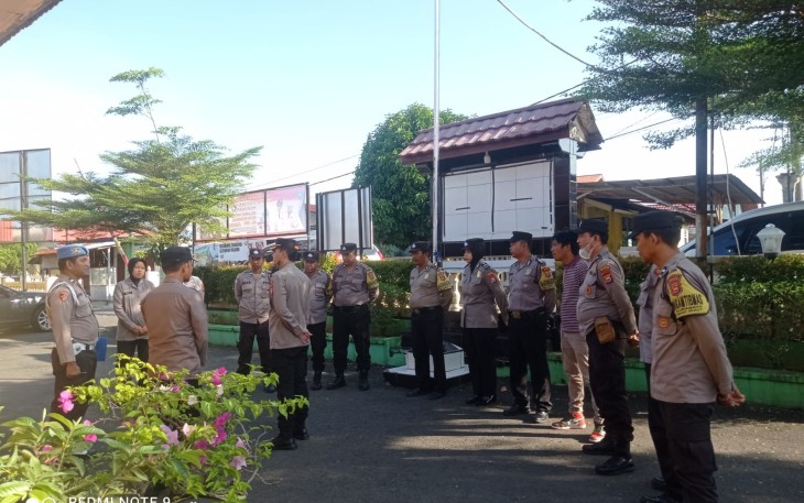 Kapolresta Bengkulu Sidak Polsek  Teluk Segara, Cek kesiapan Personel dan Mako