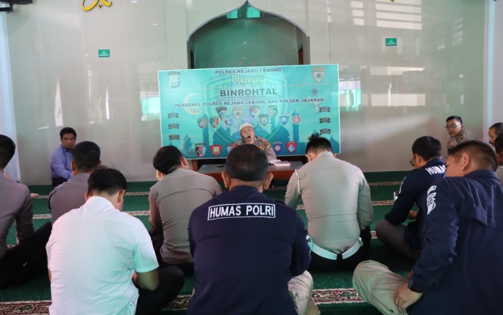 Tingkatkan Mental dan Rohani Polres Rejang Lebong Gelar Giat Kamis Mengaji