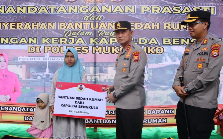 Kunjungan Kerja Kapolda Bengkulu Ke Wilkum Polres Mukomuko 