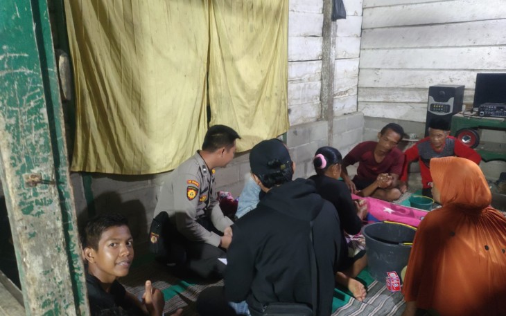 Polisi Saat Mendatangi Lokasi dan Melakukan Olah TKP
