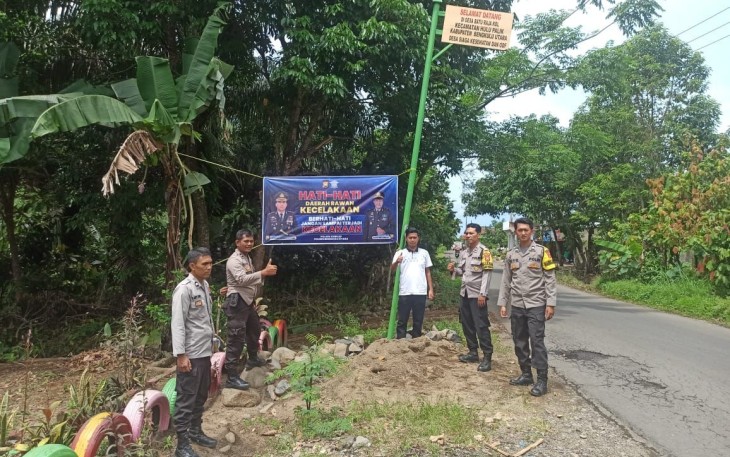 Tekan Angka Kecelakaan, Polsek Kerkap Berikan Imbauan
