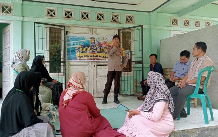 Polsek Kaur Utara Gelar Jumat Curhat