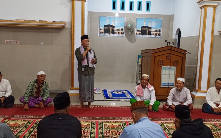 Kapolsek Kota Manna Bersama Forkopimda Bengkulu Selatan Safari Ramadan di Masjid Muttaqin II 