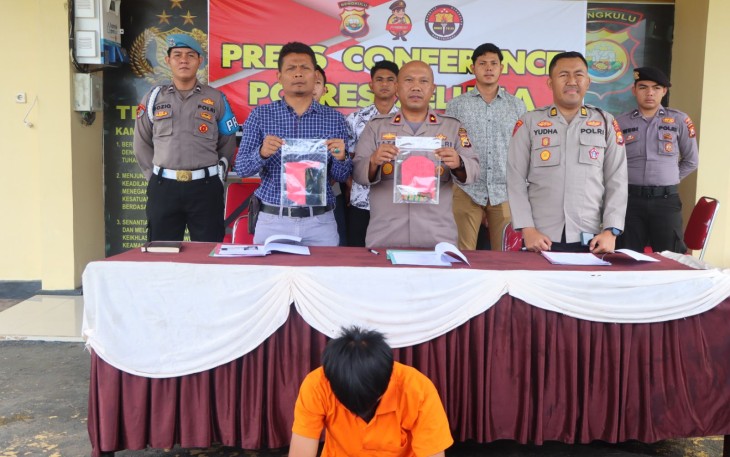 Polres Seluma saat press release