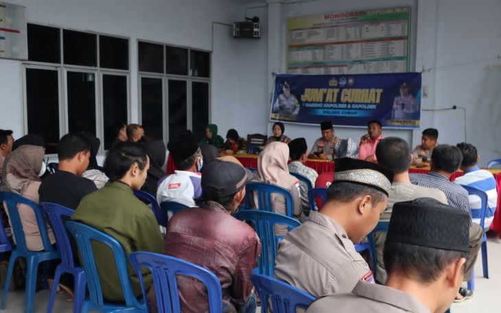 Polres Rejang Lebong Jumat Curhat Bersama Warga Desa Air Meles Bawah