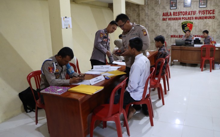 Generasi Muda Kabupaten Mukomuko Datangi Polres
