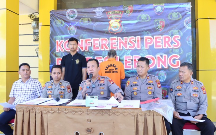Polres Lebong saat press release