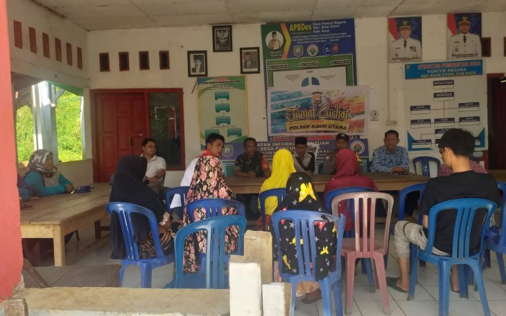 Polsek Kaur Utara Gelar Jumat Curhat di Desa Pancur Negara