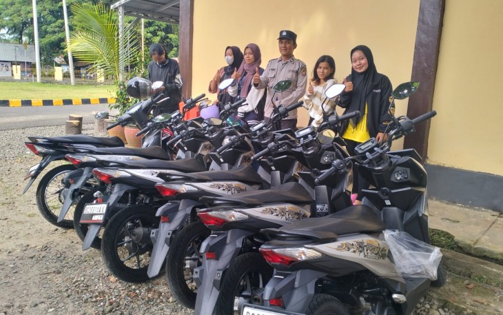 Polsek Lais Buka Pelayanan Titipan Motor Gratis